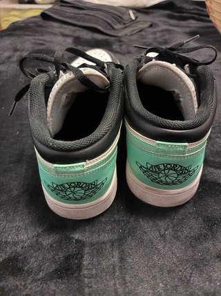 Nike Air Jordan 1 Low Negro Blanco Teal