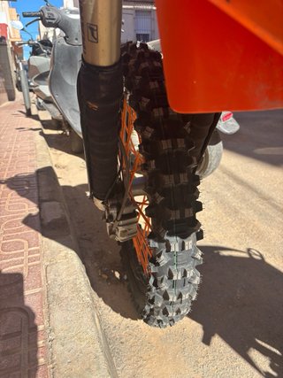 KTM Enduro Moto Manual Negro/Naranja