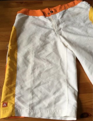 Bañador Firefly blanco y naranja M