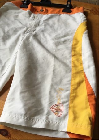 Bañador Firefly blanco y naranja M