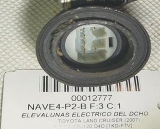 Elevalunas delantero derecho toyota land 3.0 12777