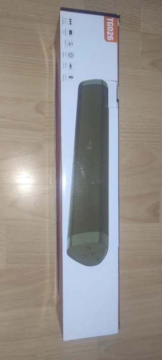 Altavoz Bluetooth Negro y Plateado
