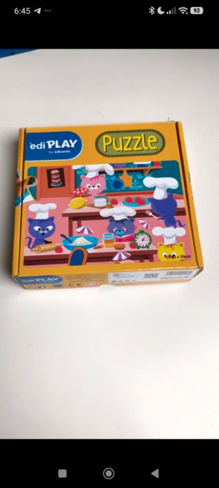 Puzzle Edi PLAY Cocina Gatos 35x25cm