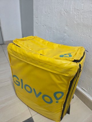 Mochila Glovo impermeable para reparto