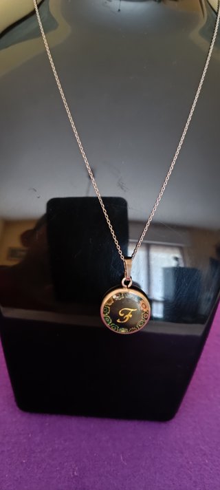 Collana e pendente Murrina in argento 925