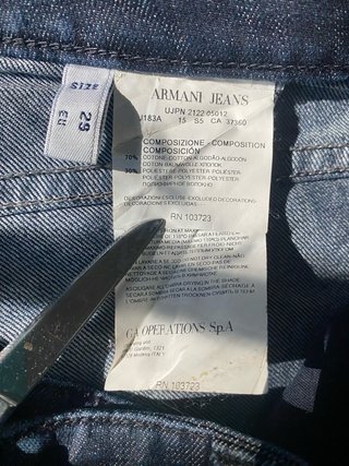 Jeans Armani Blu