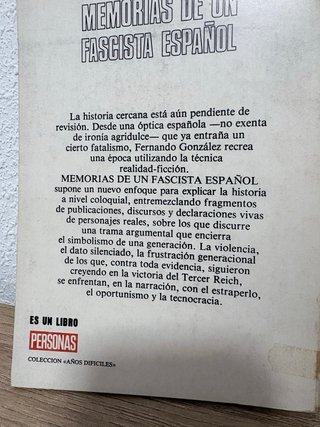 Memorias de un fascista español (Colección An...