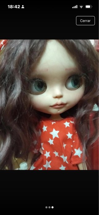 Muñeca Blythe Customizada Pelo Mohair