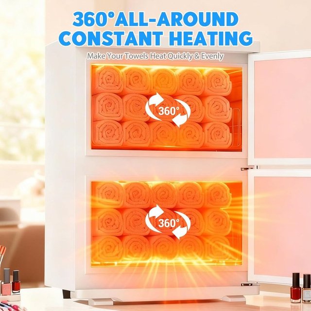 TAZZOR Calentador Toallas 50L UV 70°C Profesional