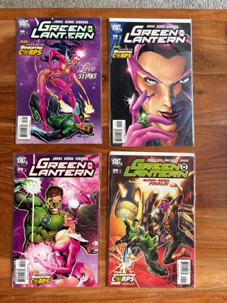Lote Green Lantern comics 18,19,20,25 USA ingles