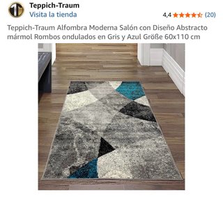 Alfombra geométrica moderna