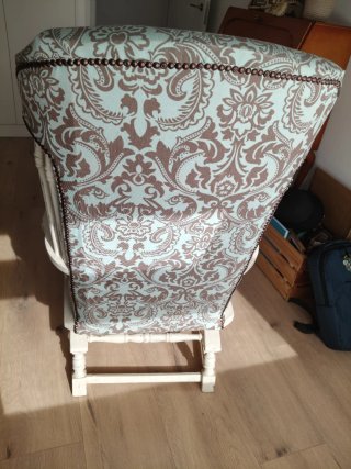 Mecedora restaurada estilo vintage