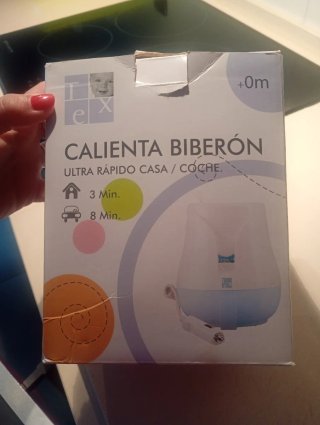 Calienta biberones ultra rápido casa/coche