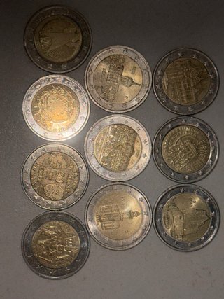 10 Monete da 2 Euro Germania