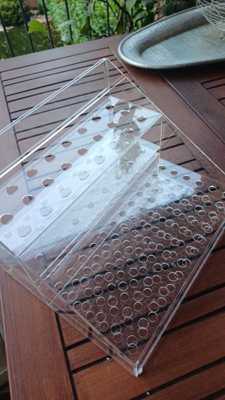 Espositore per penne in plexiglass