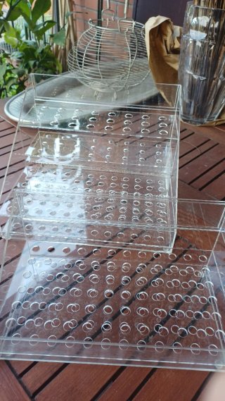 Espositore per penne in plexiglass