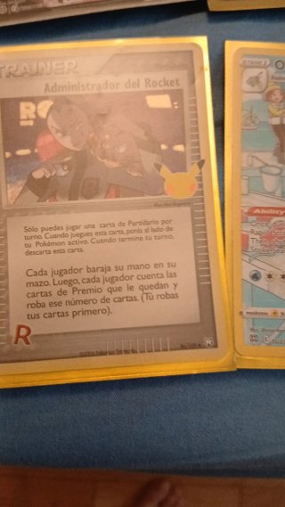 Carta Pokémon Administrador del Rocket