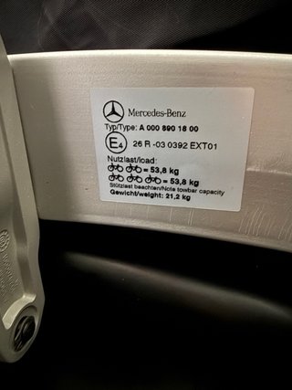 Portabicicletas Original Mercedes-Benz