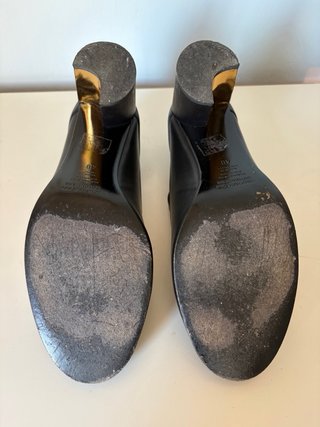 Zapatos de piel negros mujer