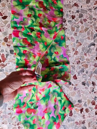 Foulard in seta floreale