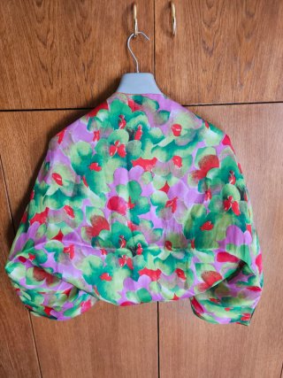 Foulard in seta floreale