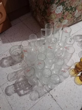 Bicchieri di birra in vetro 1€ unità
