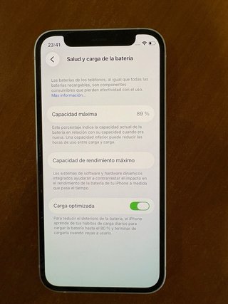 iPhone 12 mini Plata - Batería 89%