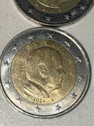 6 Monedas 2 Euros Monaco,San Marino,Francia