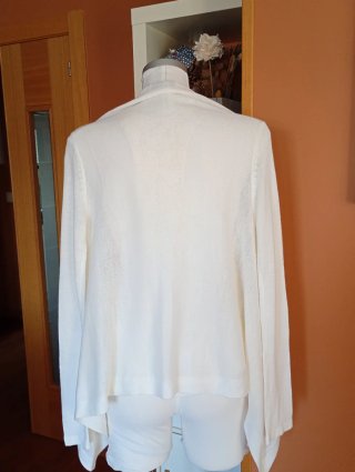 Conjunto blanco chaqueta y camiseta,talla 36/38
