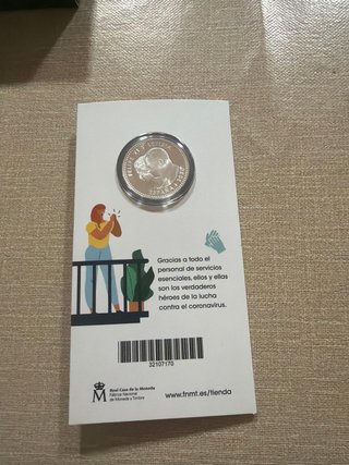 Moneda 30€ Plata Ley Gracias 2020