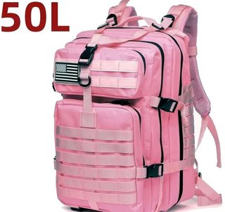 MOCHILA TACTICA, GYM, CROSS FIT ROSA.