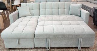 Sofá ·Cama "Kris", Terciopelo. Cómodo. ¡Oferta!