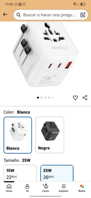 Adaptador Universal KEMELU 1005DCR