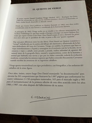 El Quijote ilustrado Vierge solo 2000 ejemplares