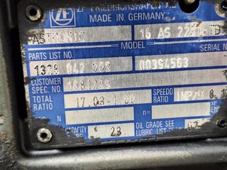 Caja cambios 16as2231 daf serie xf euro 6 110192