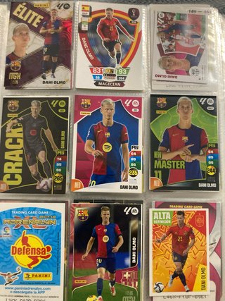 Cromos Fútbol Dani Olmo (Varios)