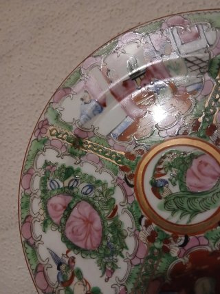 °Antiguo Plato Decorativo Oriental
