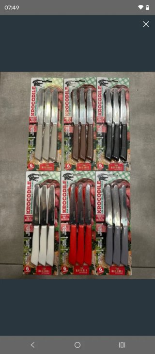 Set 6 Coltelli Krocodile