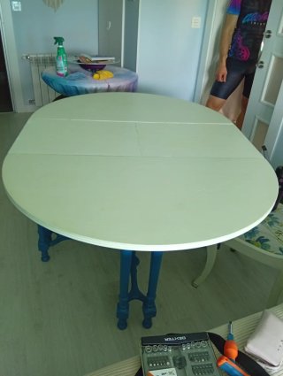 Mesa extensible redonda 110-150