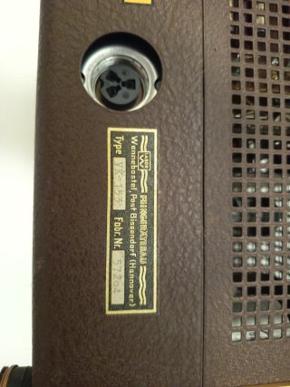 SENNHEISER Amplificador Vintage Marrón y Dorado