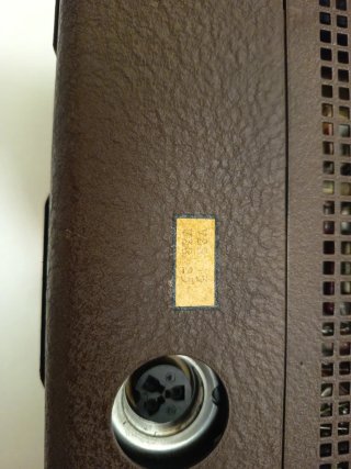 SENNHEISER Amplificador Vintage Marrón y Dorado