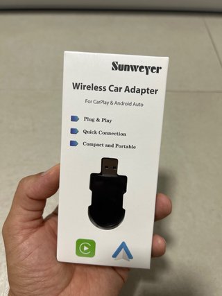 Adaptador Inalámbrico Coche CarPlay Android Auto