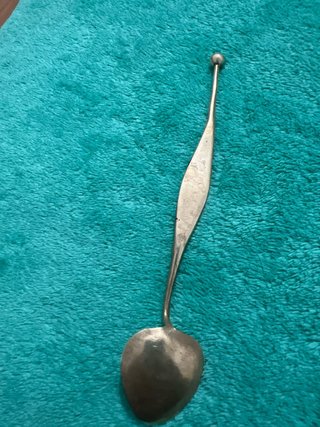 Cuchara de plata antigua 1870