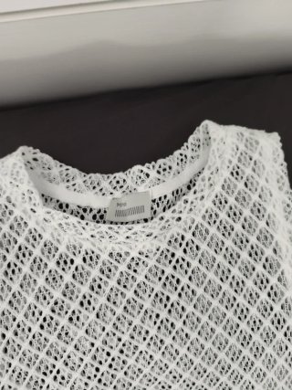 Top corto bianco