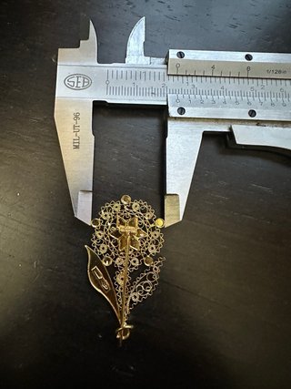 Spilla Filigrana Sarda Oro 18kt Stella