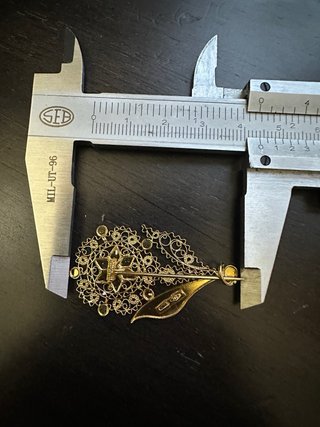Spilla Filigrana Sarda Oro 18kt Stella