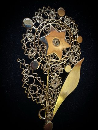 Spilla Filigrana Sarda Oro 18kt Stella