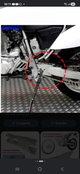 Protector Basculante Yamaha TT 600 S/R/RE
