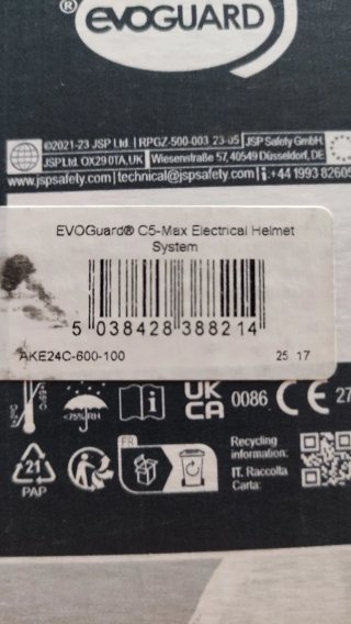 JSP EVOGuard C5Max Casco Industrial