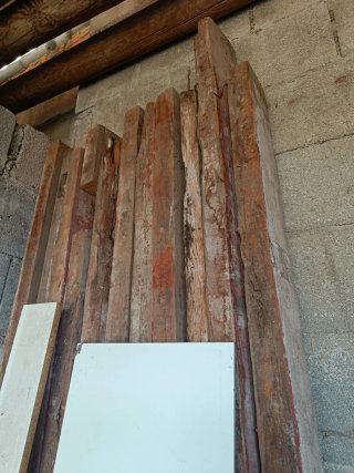 Tablones de madera tratada
